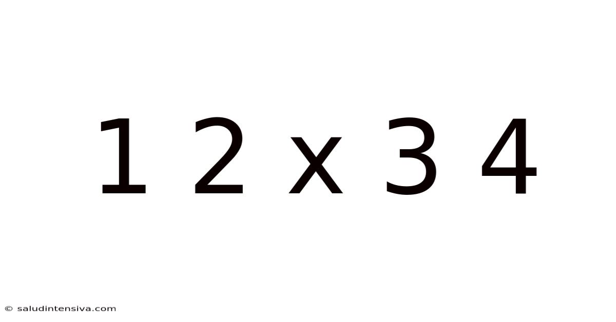 1 2 X 3 4