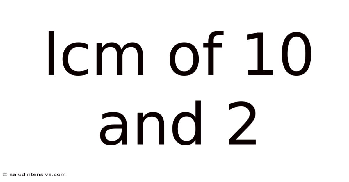 Lcm Of 10 And 2