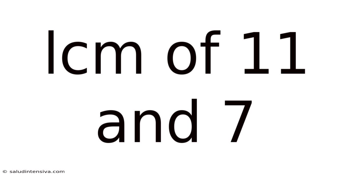 Lcm Of 11 And 7
