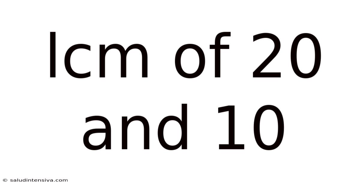 Lcm Of 20 And 10