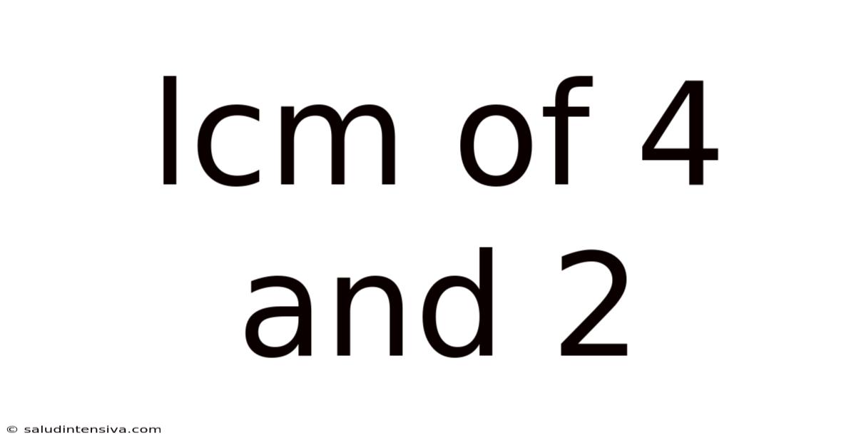 Lcm Of 4 And 2