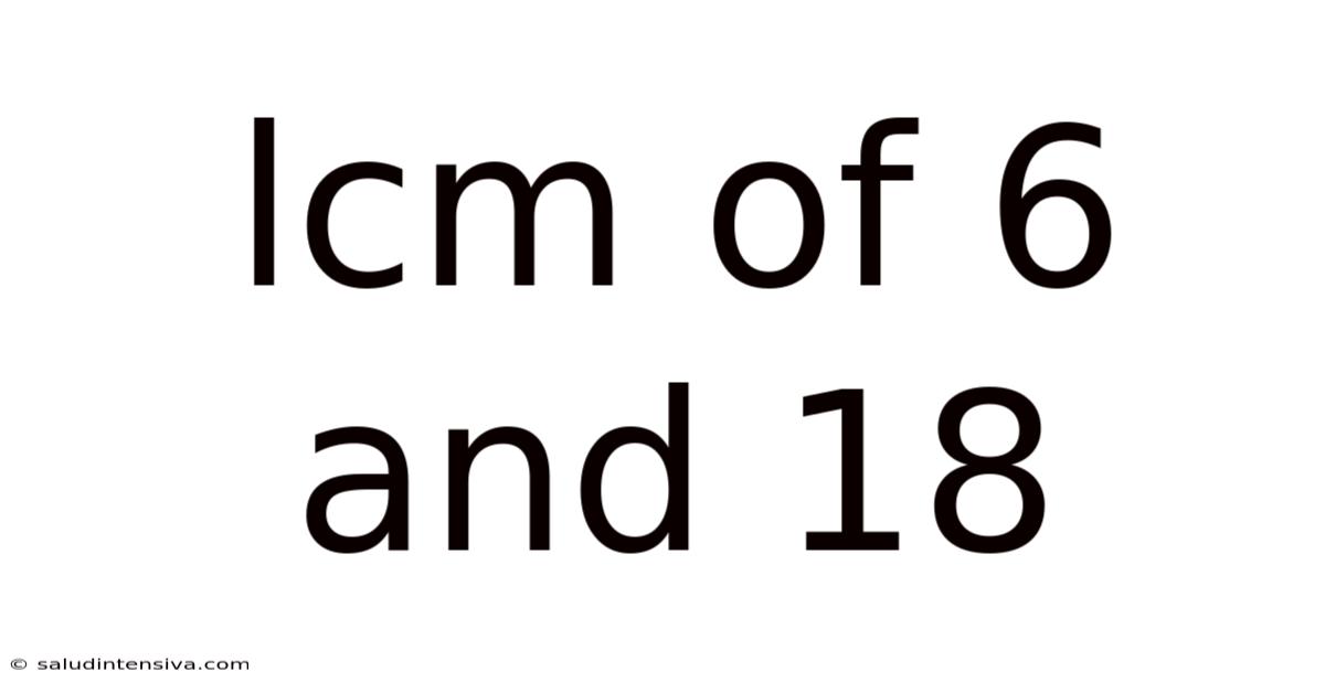 Lcm Of 6 And 18