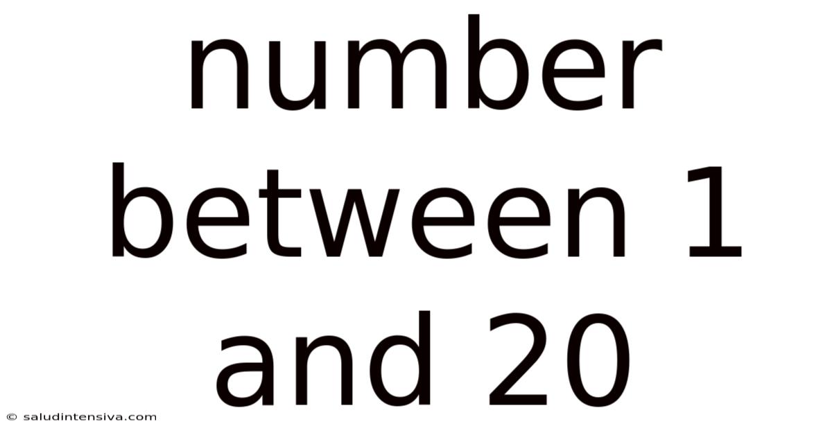 Number Between 1 And 20